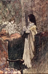 Enfants parlant la nuit, 1911
